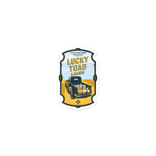 Lucky Toad Lager Sticker