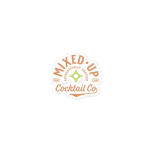 Mixed-Up Cocktail Co. Logo Sticker
